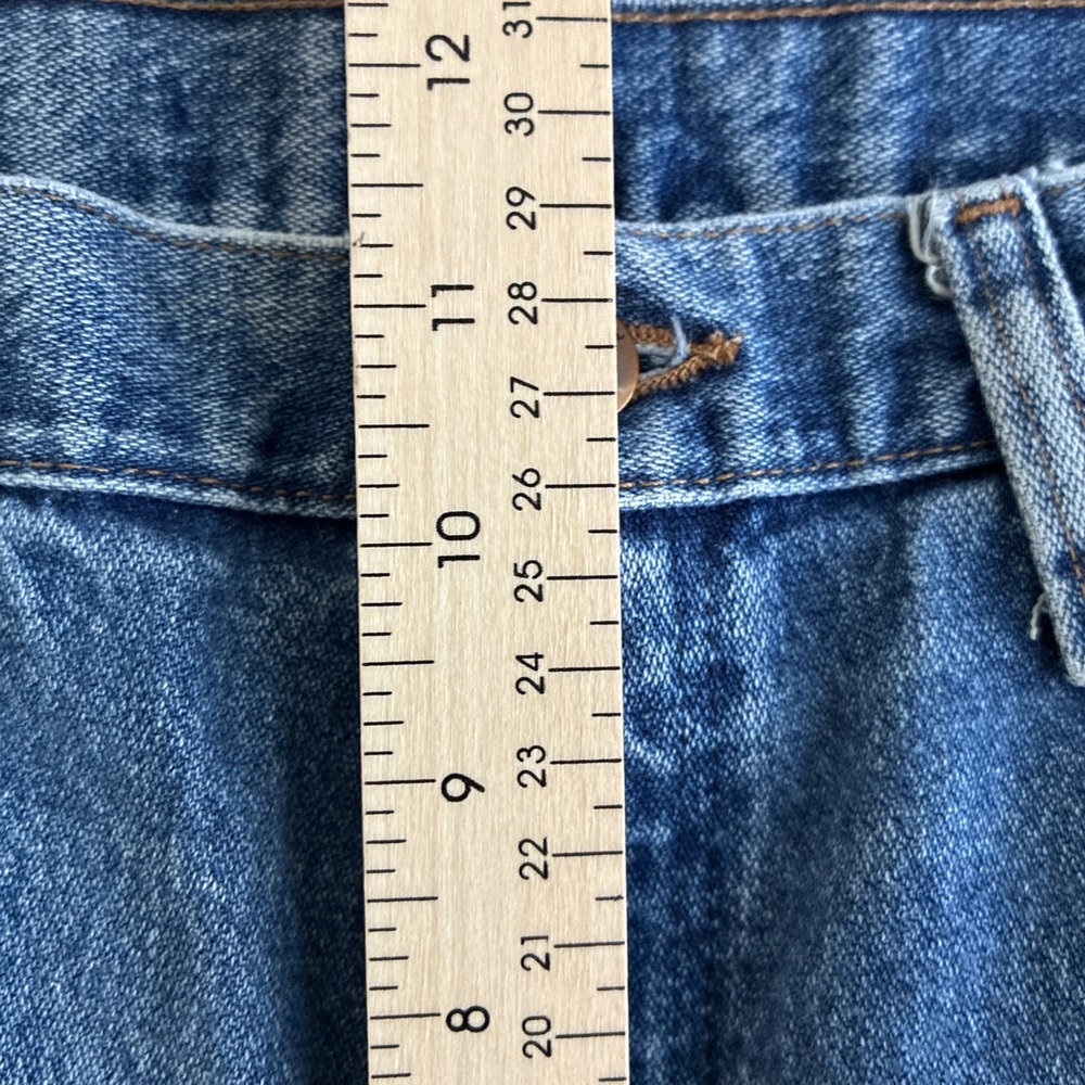 Wrangler Men's Cowboy Cut Blue Jeans Size 33x32 13MWZ Light Wash Western Rodeo - Picture 6 of 14